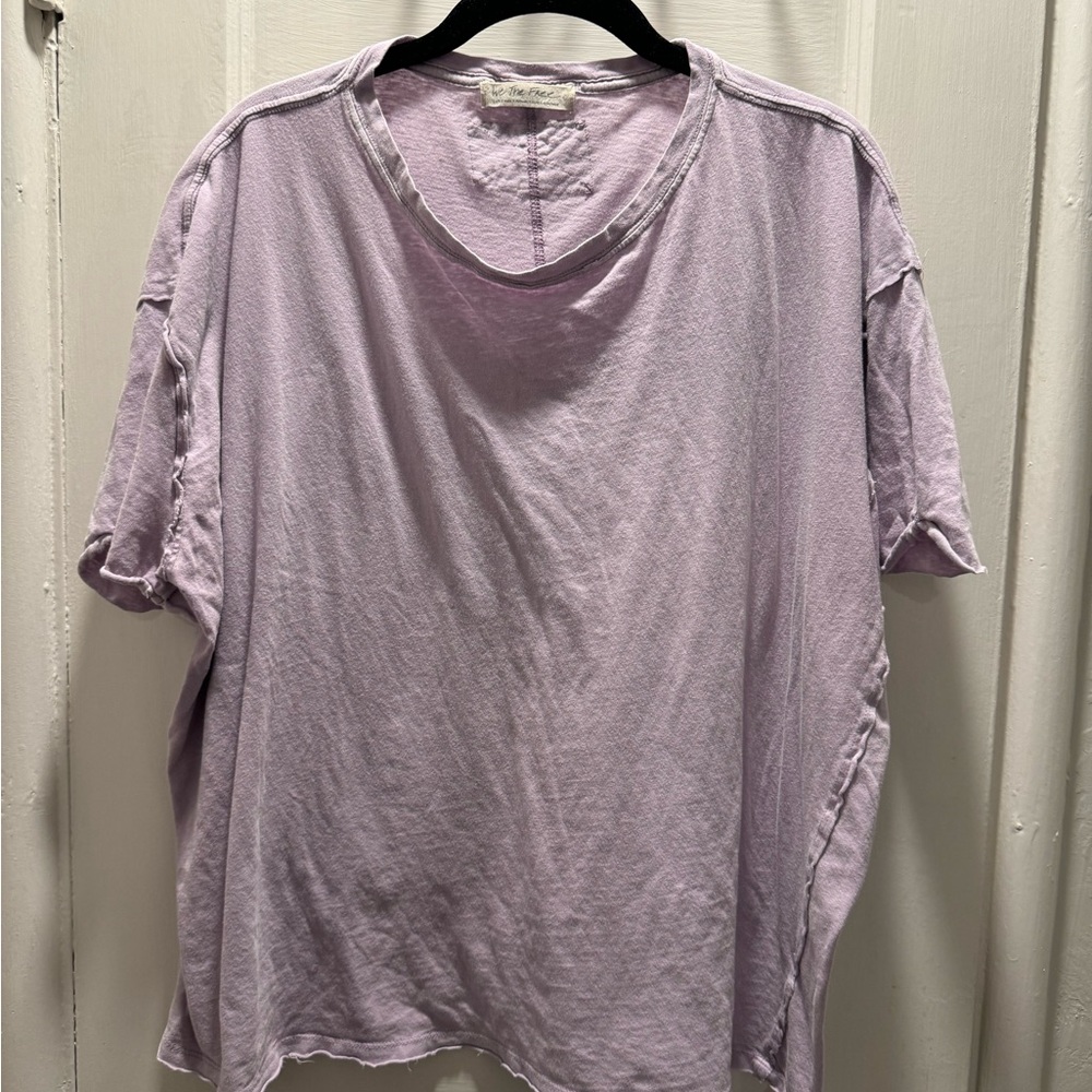 Lavender Free People Shirt (size large)